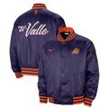 Men's Nike Purple Phoenix Suns 2023/24 City Edition Courtside Premier Full-Snap Bomber Jacket