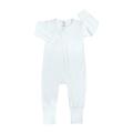 White Zip Sleepsuit, 18-24M