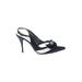 Stuart Weitzman Heels: Pumps Stiletto Cocktail Black Print Shoes - Women's Size 7 - Open Toe