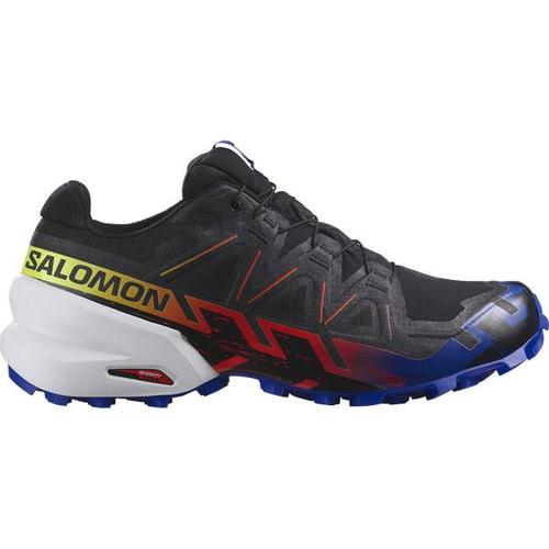 SALOMON Herren Trekkingsandale SHOES SPEEDCROSS 6 GTX BLUE FIRE Black/S, Größe 42 ⅔ in Schwarz