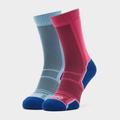 1000 MILE Women's Trek Sock 2 Pack, Blue