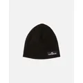Men's Quiksilver Mens Cushy Skull Fit Knitted Beanie - Black - Size: ONE size