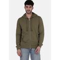 Kapuzensweatjacke LEVI'S "NEW ORIGINAL ZIP UP" Gr. XL, grün (burnt olive) Herren Sweatjacken