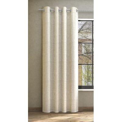 Vorhang NEUTEX FOR YOU "ALASKA Nach Maß", beige (leinen, creme), B:144cm H:190cm, Jacquard, Polyacryl, Polyester, Gardinen, Vintageoptik Image