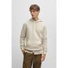 Kapuzensweatshirt BOSS ORANGE "Wetalk", Herren, Gr. XXL, beige (271_light_beige), Sweatware, Obermaterial: 100% Baumwolle, unifarben, casual, regular fit hüftlang, hoch geschlossener Ausschnitt, Langarm weit Bündchen, Sweatshirts, mit gesticktem...
