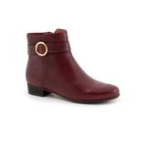 Women's Melody Bootie by Trotters in Dark Red (Size 6 1/2 M)