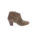 H by Hudson Ankle Boots: Tan Shoes - Women's Size 40