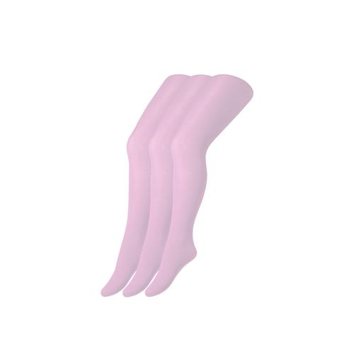 „Strumpfhose S.OLIVER „“Strumpfhose 3er Pack““ Gr. 146/164, lila (mauve) Kinder Strumpfhosen“