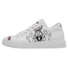 Sneaker DOGO "Ace Low-Top Sneaker Best Of Tweety And Sylvester Damen Sneaker", Damen, Gr. 40, Normalschaft, grau (weiß, grau), Lederimitat, casual, Schuhe, Vegan
