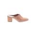 Kenneth Cole New York Mule/Clog: Tan Solid Shoes - Women's Size 7 - Almond Toe