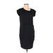 Columbia Casual Dress - Sheath Crew Neck Short sleeves: Black Print Dresses - Women's Size X-Small