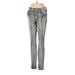 Guess Jeans - Mid/Reg Rise Skinny Leg Boyfriend: Silver Bottoms - Women's Size 26 - Medium Wash