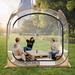 JTANGL Instant Pop-Up Tent Shelter, Outdoor Bubble Tent, Room Camping Tent for Soccer in Brown | 71 H x 71 W x 71 D in | Wayfair P1600169-1.8ZT02