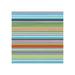 Chelsea Art Studio Brilliant Stripes I by Nash Rambler - Graphic Art Canvas/Metal in Blue/Orange/Red | 30 H x 40 W x 1.5 D in | Wayfair 52GCNR0037