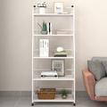 Wildon Home® Azareyah Metal Freestanding Bathroom Shelves Metal in White | 52.76 H x 21.85 W x 11.42 D in | Wayfair