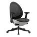 Inbox Zero Lentovich Mesh Chair, Swivel Computer Chair, Ergonomic Task Chair Mesh in Black/Gray | 39 H x 27.5 W x 25.75 D in | Wayfair