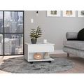 Latitude Run® Yesena Lift Top 4 Legs Coffee Table w/ Storage Wood in White | 15.3 H x 19.6 W x 21.6 D in | Wayfair AC6FC0376BBC4E699773197ECC72AE38