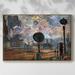 Wexford Home Outside The Station Saint On Canvas Print, Solid Wood | 41" H x 27" W x 2" D | Wayfair CF11-506MONET-FL513