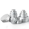 5ml-250ml lattine cosmetiche in alluminio scatole in alluminio lattine in alluminio argento lattine