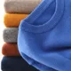 Cashmere Cotton Blended Thick Pullover Men Sweater 2023 Autumn Winter Jersey Hombre Jumper Pull