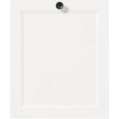 Frontblende NOBILIA "Cascada", durchgehende Türfront für vollintegrierte Geschirrspüler", weiß (lacklaminat weiß), B:45cm H:72cm T:1,9cm, MDF, Möbelblenden, in den Breiten Breiten 45 und 60 cm Image