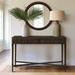 Martha Stewart Kenna Brown Fluted 2-drawer Storage Console Table