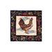 Pasargad Ivory Color Hand knotted Persian Isfahan rooster square - 2'04'' x 2'04''