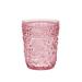 LeadingWare DOF Paisley Acrylic Drinking Glasses Set of 4 (13oz) - 3.38" W x 3.38" L x 4.25" H