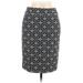 Ann Taylor Casual Pencil Skirt Knee Length: Black Bottoms - Women's Size 8