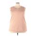 JM Collection Sleeveless Top Pink Tops - New - Women's Size 3X