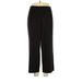 O.M.G. Collection Dress Pants - High Rise Wide Leg Boyfriend: Black Bottoms - Women's Size 18