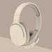 Jioakfa Bluetooth Headphones Over-Ear Lightweight Wireless Headphones Hi-Fi Stereo Foldable For Travel Beige