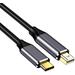 USB-C to Mini Displayport Cable - 4K@60Hz - 6ft Male to Male Cable for LED Cinema Display and Mini DP Monitors