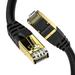 6ft Cat8 Ethernet Cable Outdoor&Indoor Heavy Duty 40Gbps LAN Network Cable Gold Plated RJ45 Connector Weatherproof