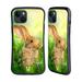 Head Case Designs Wildlife Little Easter Rabbit Hybrid Case Compatible with Apple iPhone 15 Plus