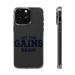DistinctInk Clear Case for Apple iPhone 15 PRO (6.1 Screen) - Let the Gains Begin