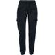 Urban Classics Tracksuit Trousers - Ladies’ high-waist cargo jogging bottoms - XS to XL - for Women - black