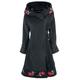 Poizen Industries - Gothic Winter Coat - Emilla Coat - S to XXL - for Women - black