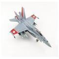 GUYANA copy airplane model 1/72 For Swiss Air F/A-18C F18 Fighter Model Finished Alloy Collection Model Military Aircraft Model Collection