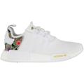 adidas NMD R1 Floral Lace-Up White Synthetic Womens Trainers FX0826