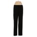 DKNY Dress Pants - High Rise Straight Leg Boyfriend: Black Bottoms - Women's Size 4