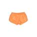 Adidas Athletic Shorts: Orange Solid Activewear - Women's Size 3
