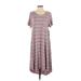 Lularoe Casual Dress: Gray Dresses - Women's Size Medium