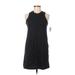 Old Navy Casual Dress - Mini High Neck Sleeveless: Black Print Dresses - New - Women's Size Medium