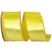 The Holiday Aisle® Sunshine Velvet Plush Deluxe Everyday Wired Edge Ribbon in Yellow | 2.5 H x 6 W x 6 D in | Wayfair