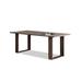 Corrigan Studio® Tarnby Stone Dining Table Wood in Brown/Gray | 29.53 H x 55.12 W x 31.5 D in | Wayfair 3C8A4ED9375F4C81919F5FB3561193FF