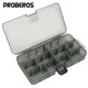 PRO BEROS 5/10 Compartments Fishing Tackle Boxes Fishing Lure Box Organizer Fishing Bait Tackle