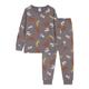 Petit Bateau Unisex-Kinder Pyjama, Grau Bongris / Mehrfarbig, 5 Jahre