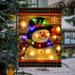 Lighted Winter Garden Flag for Outside Solar Led Christmas Garden Flag Winter Yard Flag Winter Garden flags 12x18