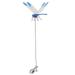 YOHOME Clearance Fake Dragonflies Clip 3D Garden Decorative Clips Ornaments Patio Decoration Stakes with Sticks and Clip Blue